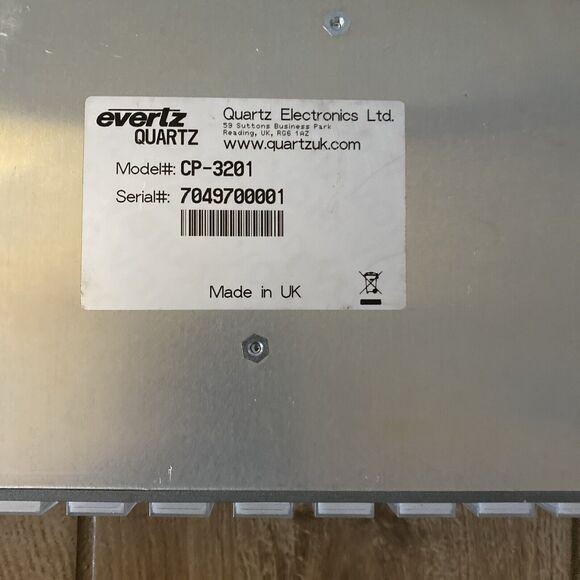 Evertz CP-3201 Router Control Panel - Picture 6 of 9